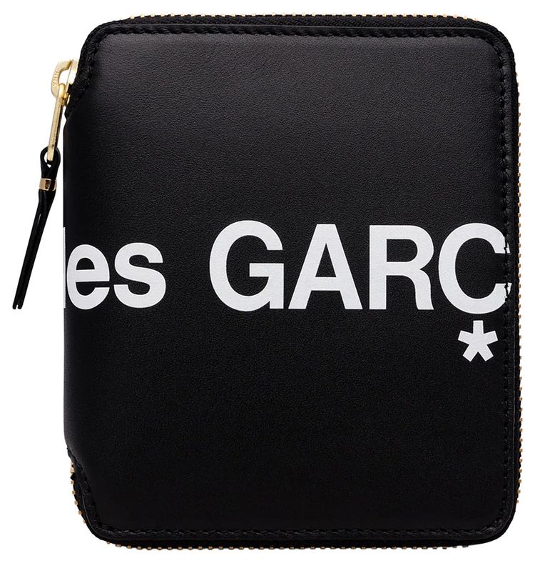 Comme des Garcons Wallet Huge Logo Wallet Black