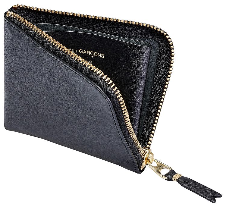 Comme des Garcons Wallet Classic Leather Line Thin Wallet Black