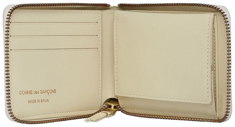 Comme des Garcons Wallet Classic Leather Line Wallet Off White