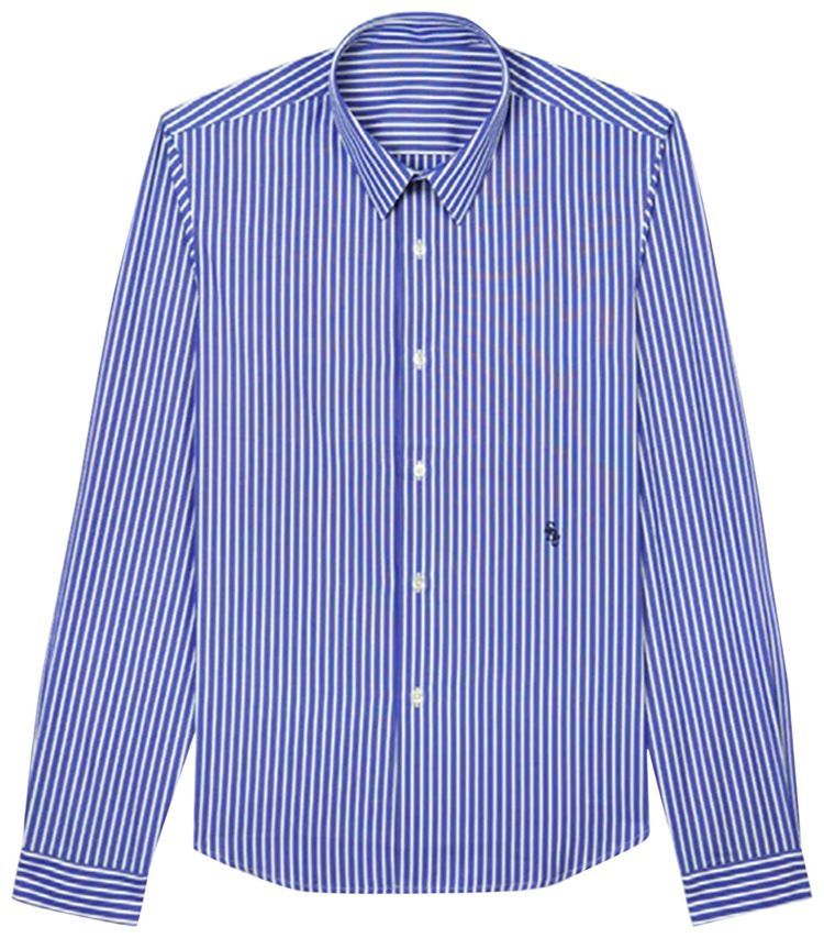 Sporty  Rich Charlie Striped Shirt Blue