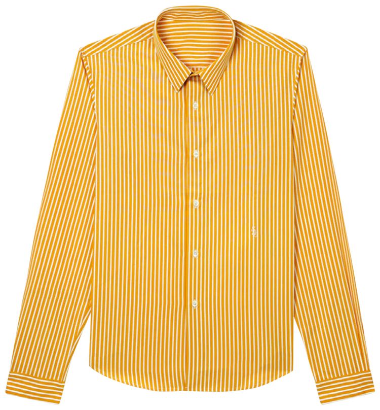 Sporty  Rich Charlie Striped Shirt Yellow