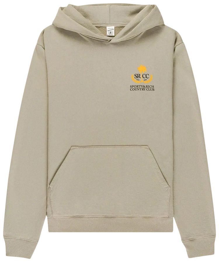 Sporty  Rich Country Club Hoodie ElephantBlackGold
