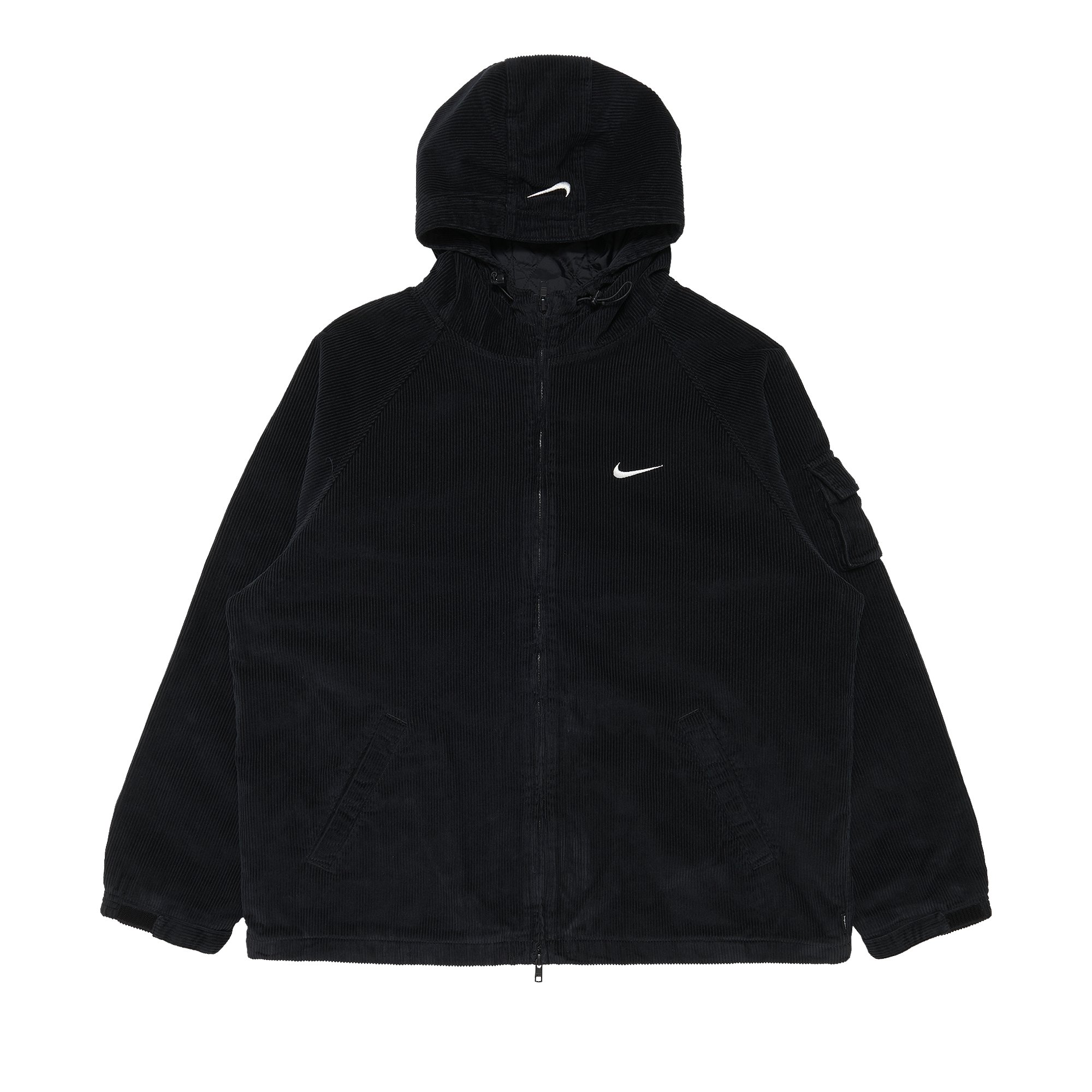 Supreme x Nike Arc Corduroy Hooded Jacket 'Black'