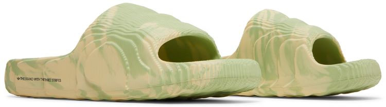 Adidas Adilette 22 Slides Magic Lime Desert Sand