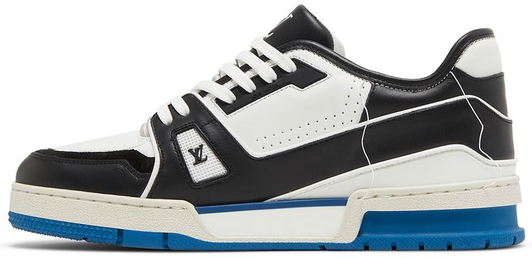 Louis Vuitton Trainer White Black Blue