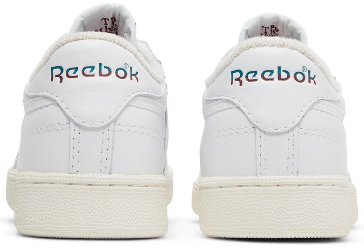 Reebok Club C 85 Vintage Split Logo   Teal Burgundy