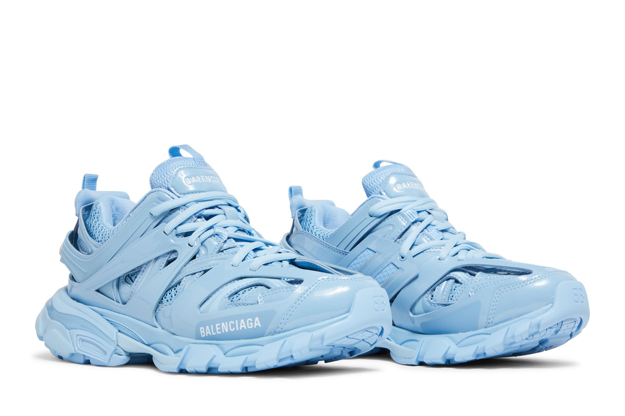 Buy Balenciaga Wmns Track Sneaker 'Metallic Indigo' - 542436