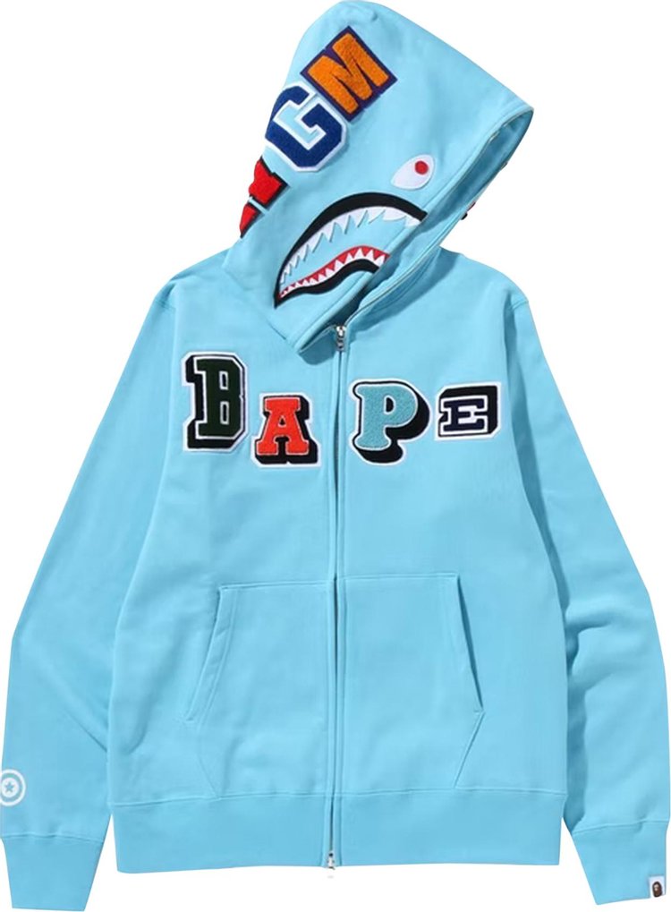 GOAT Exclusive BAPE Shark Full Zip Hoodie In Black