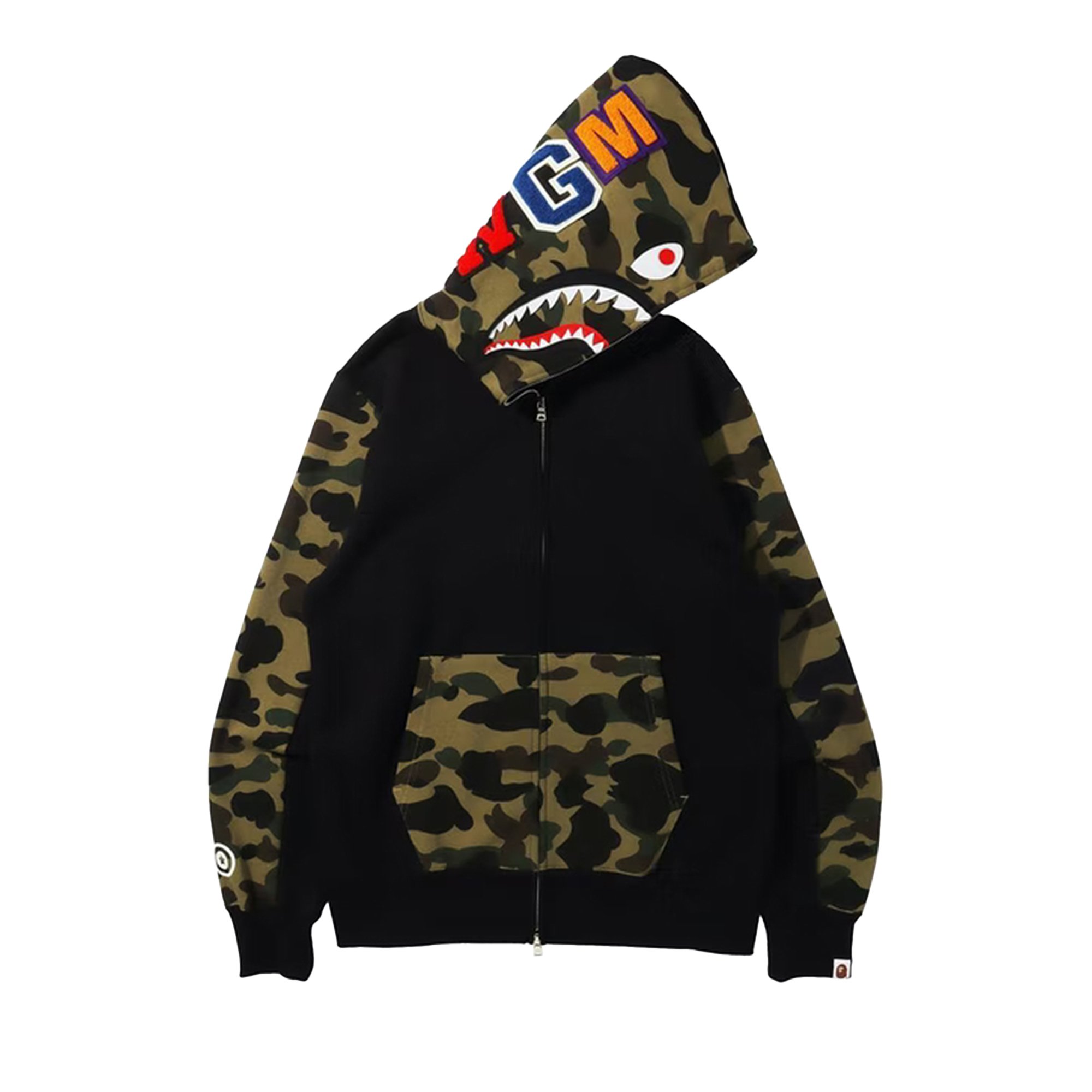 税込 APE ABC Hoodie MEGA Boa ABC CAMO Mega BAPE SHARK BOAHOODIE