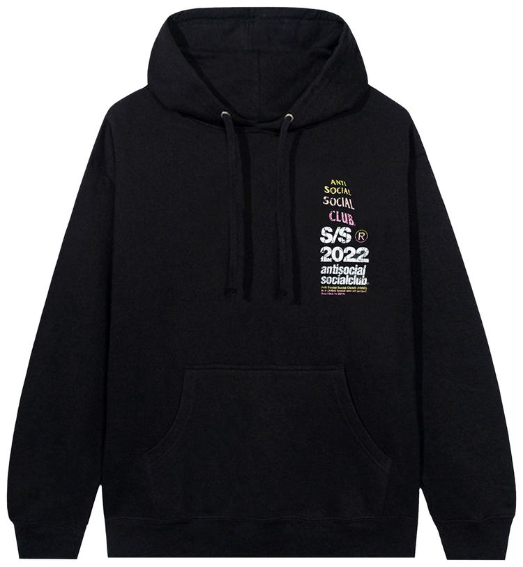 Anti Social Social Club Link In Bio Hoodie Black