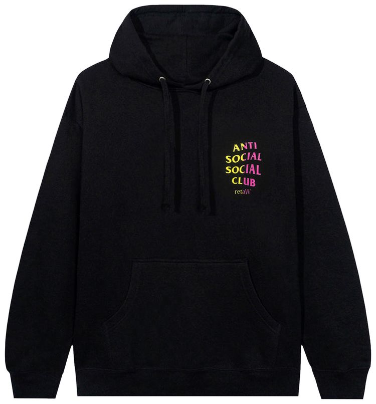 Anti Social Social Club x retaW Hoodie Black