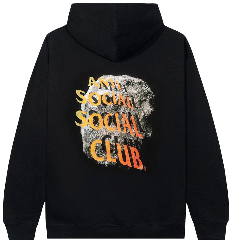 Anti Social Social Club Edge Of The World Hoodie Black