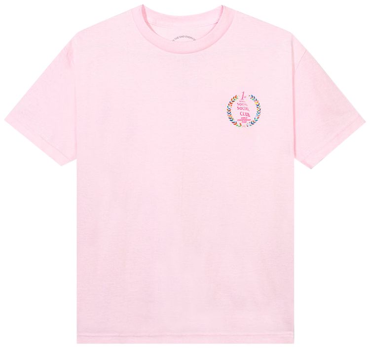Anti Social Social Club Suzuka Tee Pink