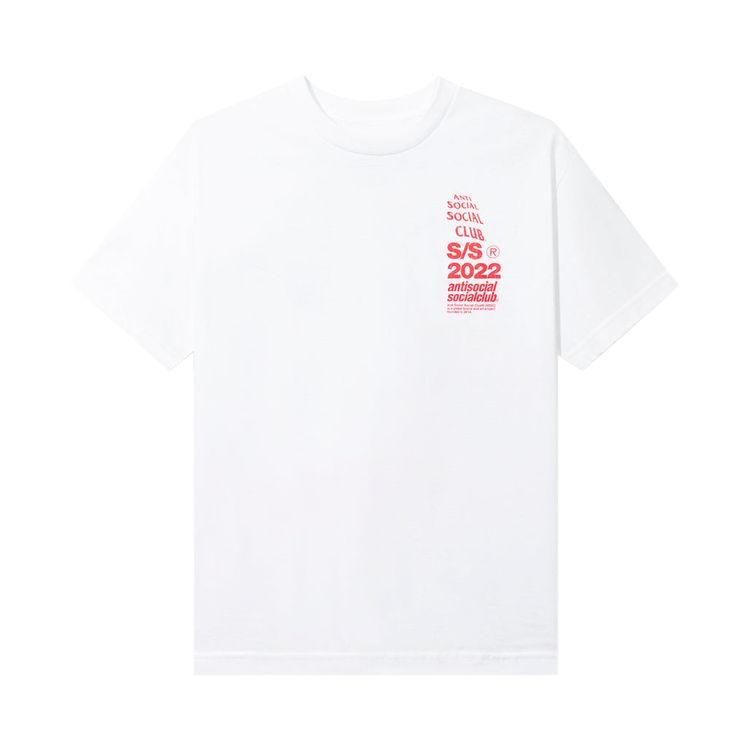 Anti Social Social Club Link In Bio Tee White