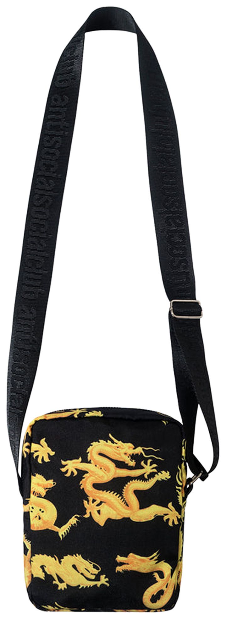 Anti Social Social Club 24k Side Bag Black