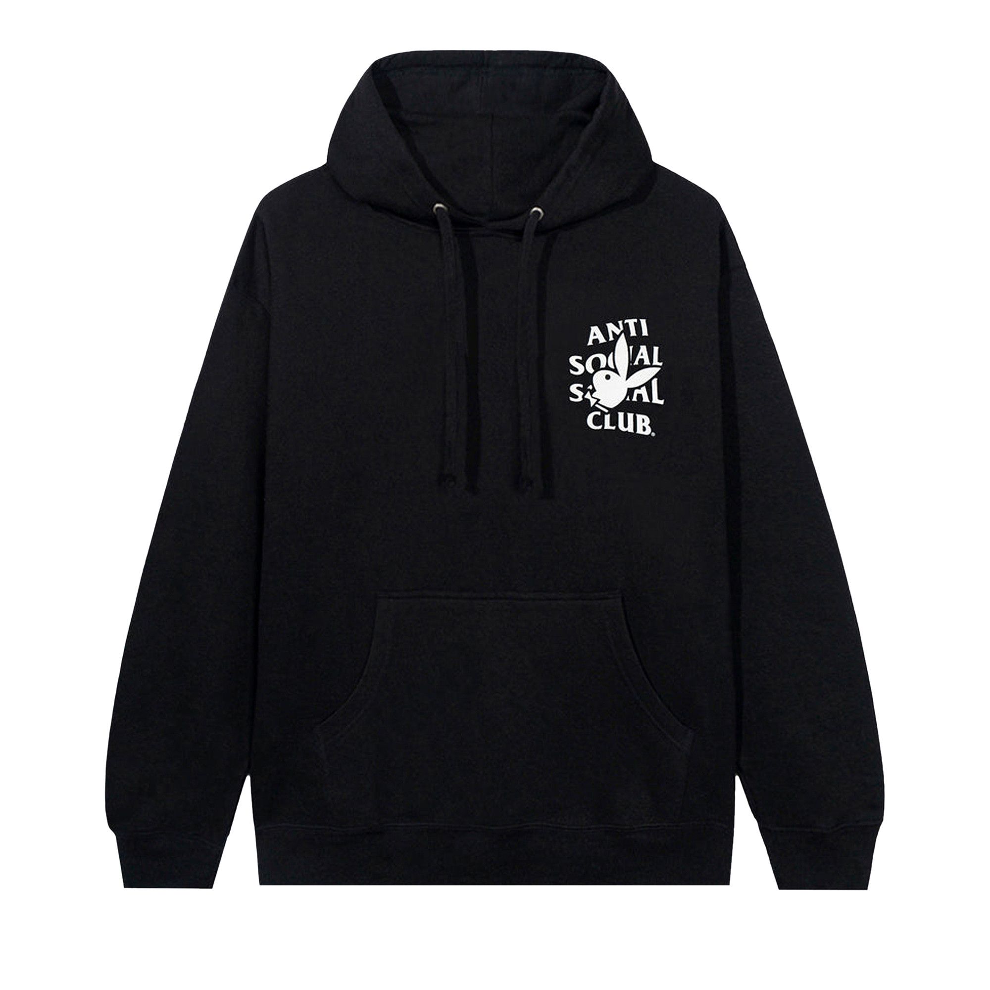 Buy Anti Social Social Club x Playboy Bunny Logo Hoodie Black