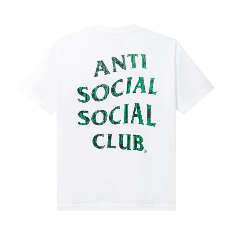 Anti Social Social Club Glitch Tee White