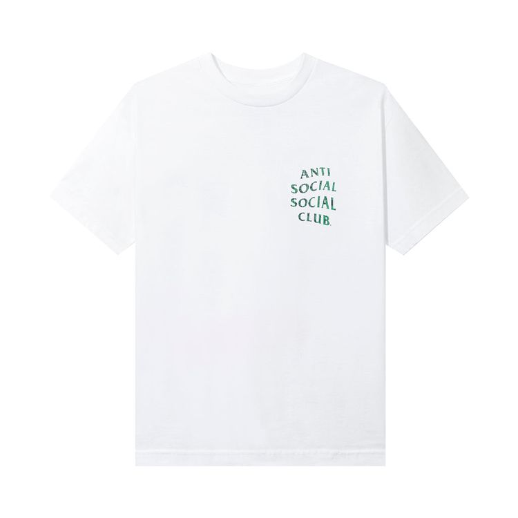 Anti Social Social Club Glitch Tee White