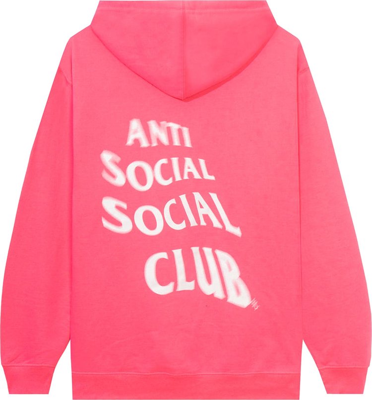 Anti Social Social Club Passing Fad Hoodie Pink