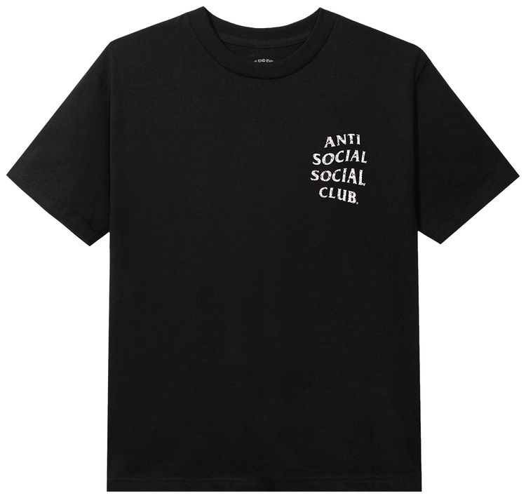 Anti Social Social Club x Case Study Flag Tee Black