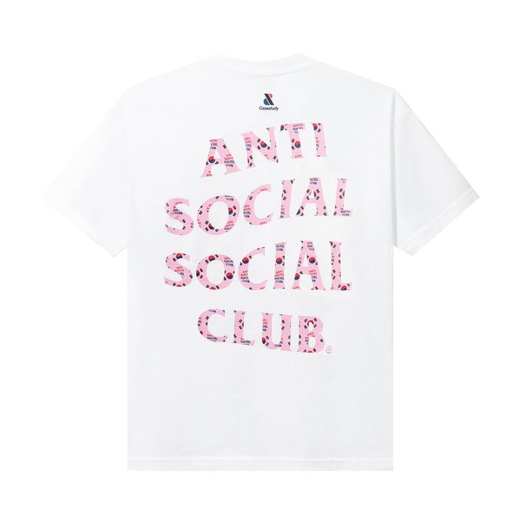 Anti Social Social Club x Case Study Flag Tee White