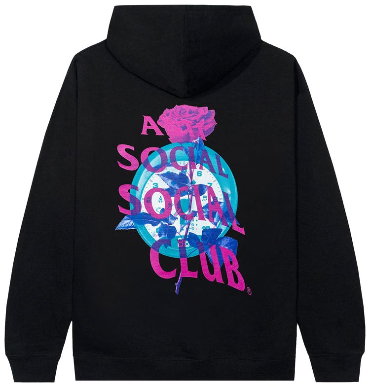 Anti Social Social Club Out Of Time Hoodie Black