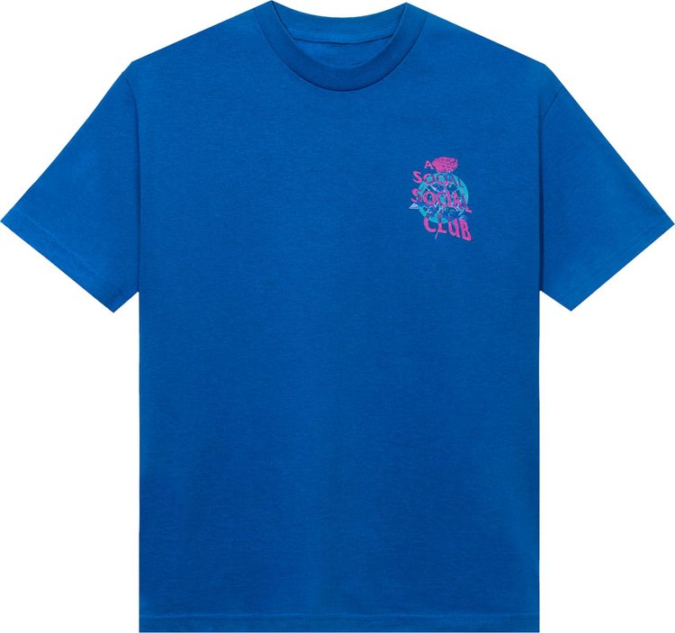 Buy Anti Social Social Club Out Of Time Tee 'Blue' - OUT OF TIME BLUE ...
