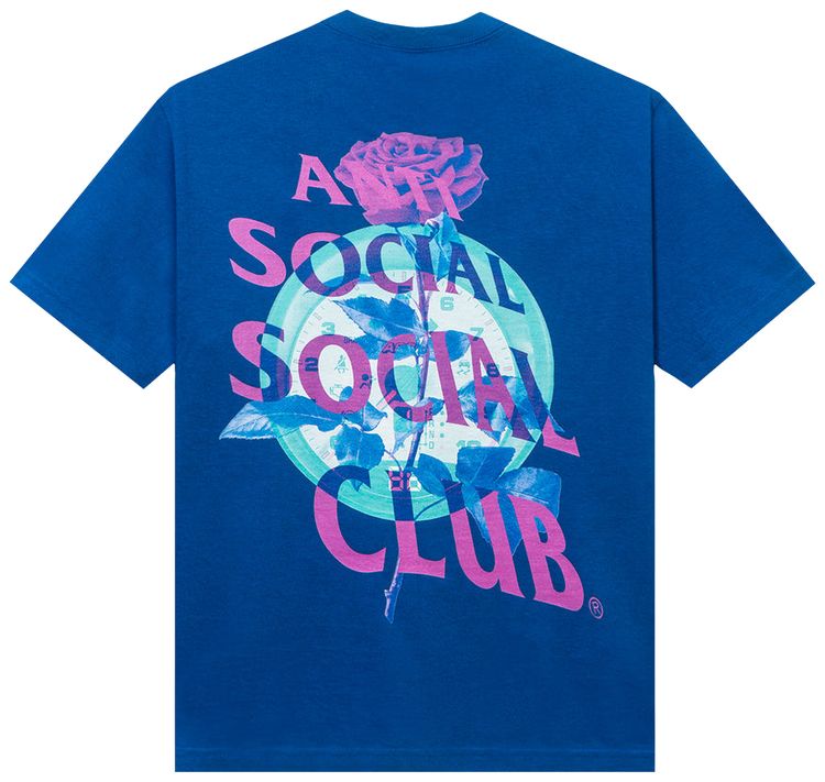 Anti Social Social Club Out Of Time Tee Blue