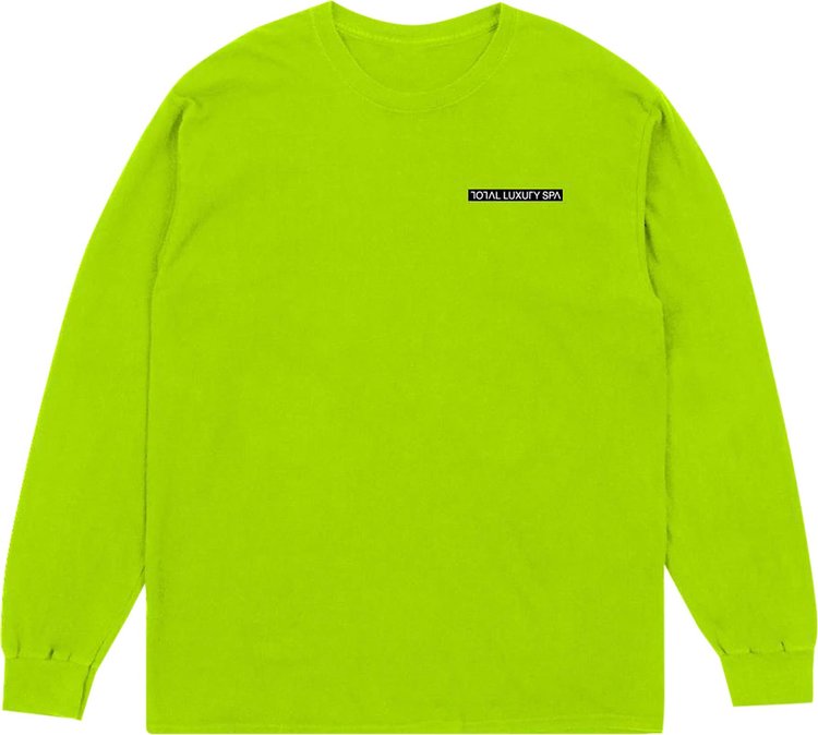 Total Luxury Spa Hi-Def Logo Long-Sleeve Tee 'Neon Green'