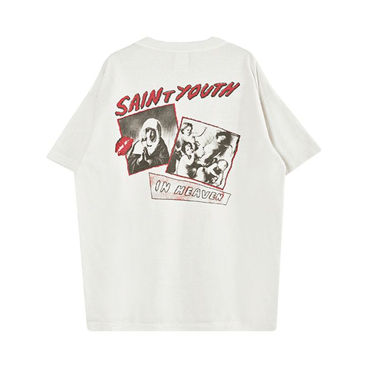 SAINT Mxxxxxx Short Sleeve In Heaven Tee White