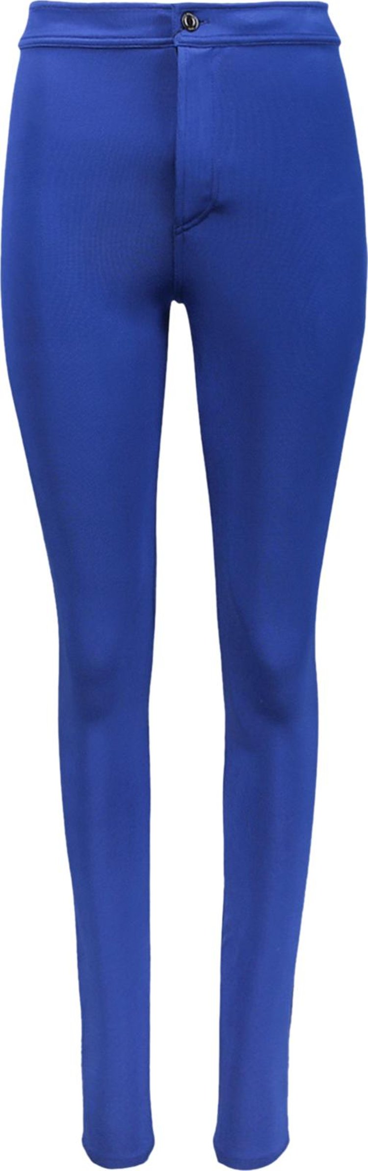 Saint Laurent Slim Fit Silk Jersey Pants 'Bleu Roi'