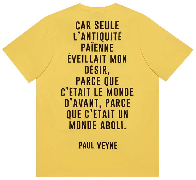 Gucci Theda Bara Print T Shirt Yellow