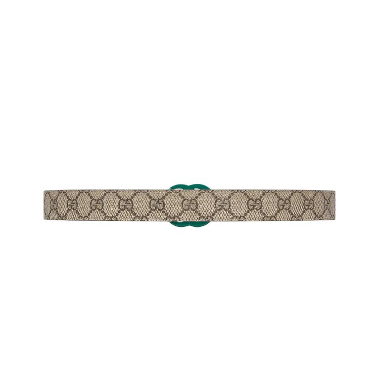 Gucci GG Marmont Thin Belt MonogramGreen