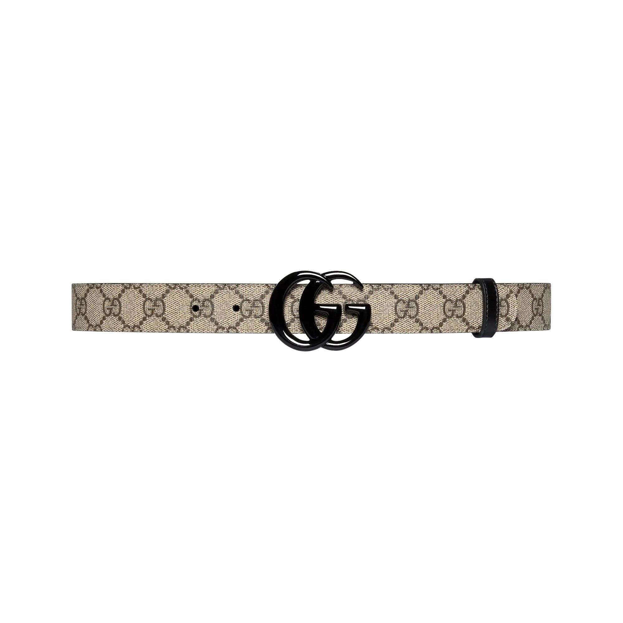 Buy Gucci GG Marmont Thin Belt 'Monogram/Black' - 414516 HUH4V 9769 | GOAT