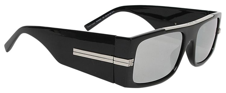 Givenchy Hinge Sunglasses Shiny BlackSmoke Mirror