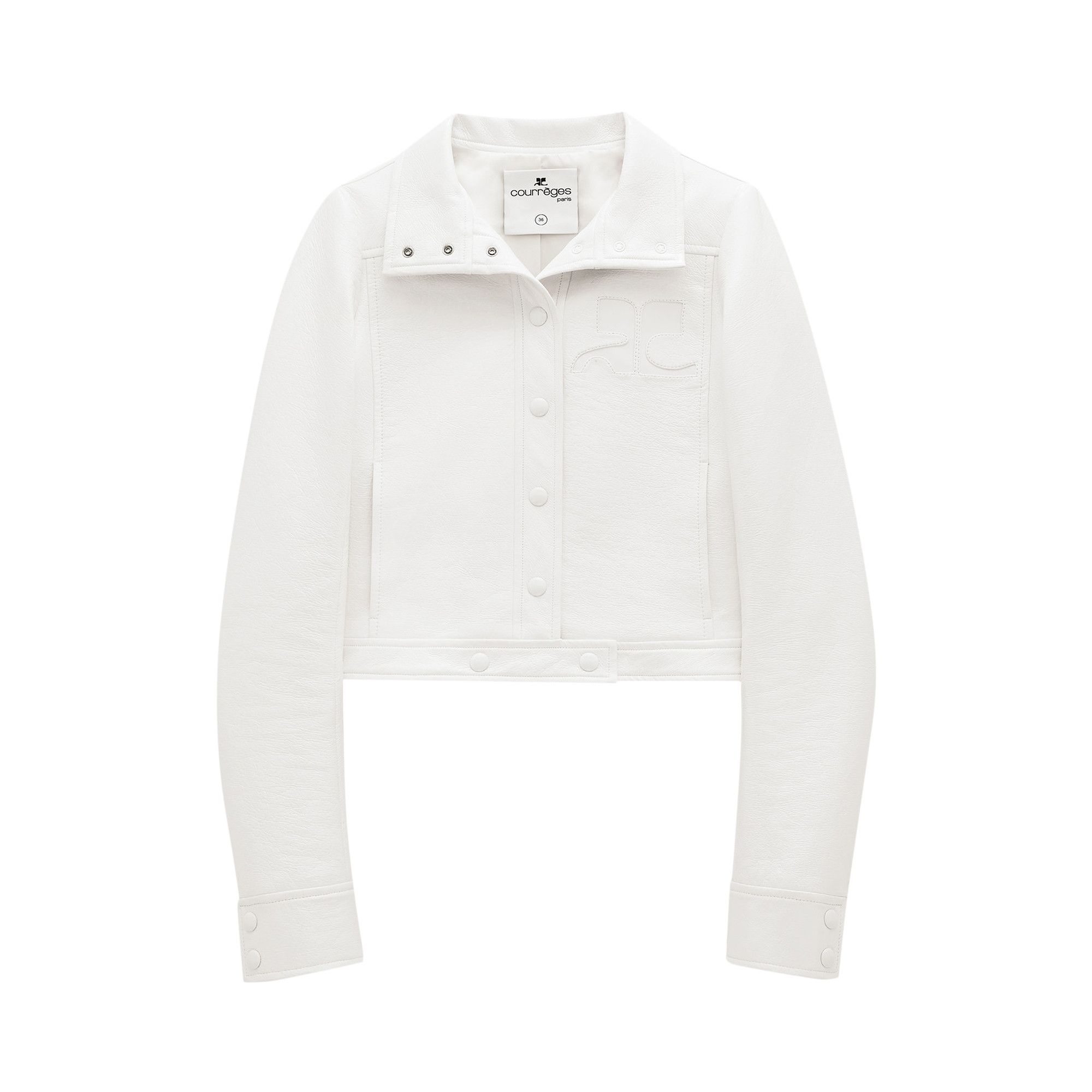 Buy Courr ges Vinyl Jacket Heritage White 122CBL005VY00030001