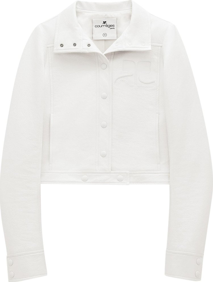 Courrèges Vinyl Jacket 'Heritage White'