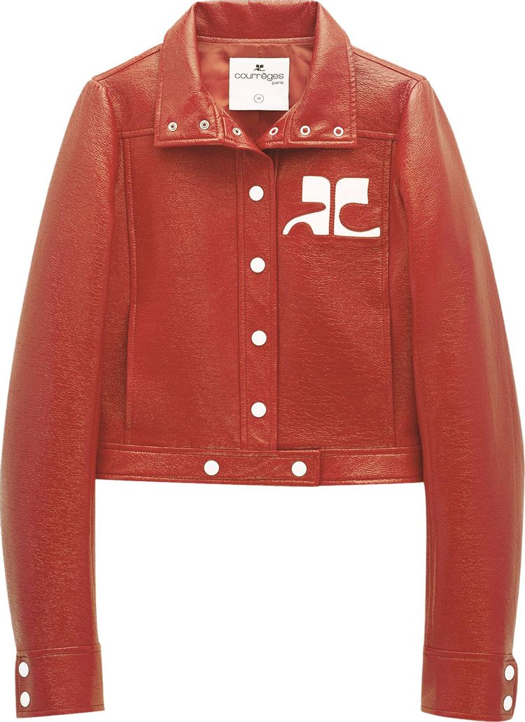 Courrèges Vinyl Jacket 'Heritage Red'