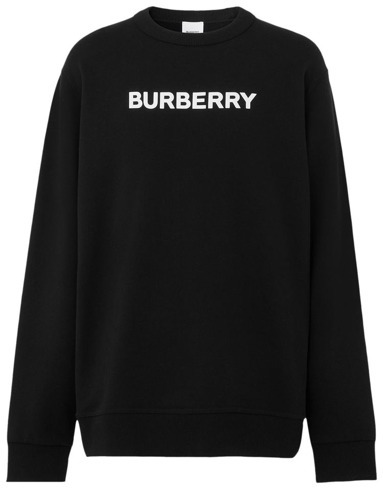 Burberry Logo Print Sweatshirt Black