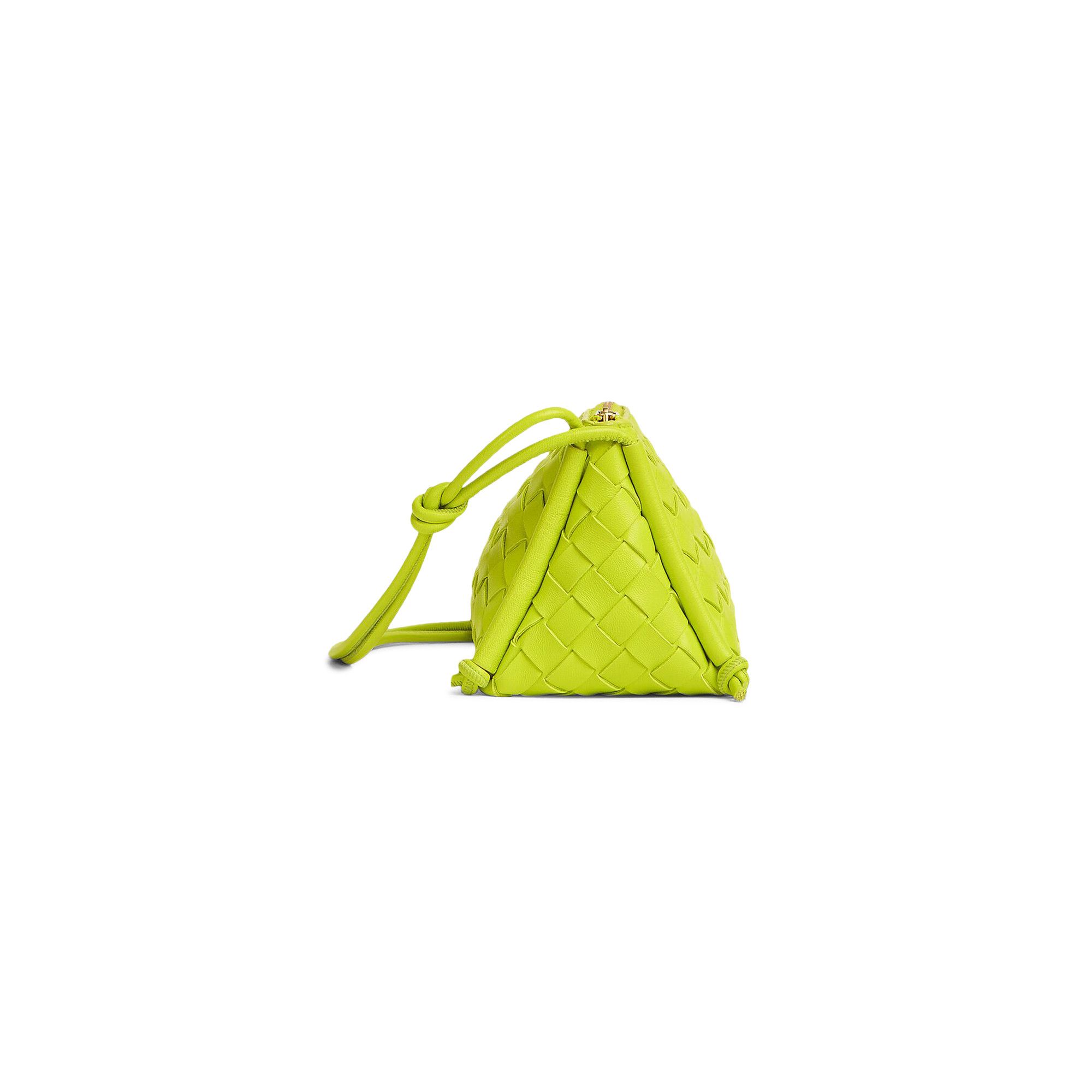 Buy Bottega Veneta Pouch On Strap 'Acid Kiwi/Gold' - 701025