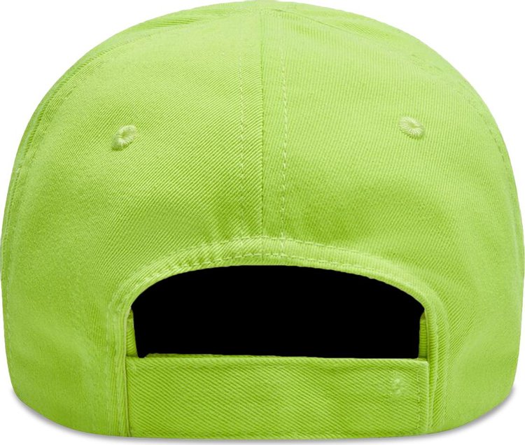 Balenciaga Logo Visor Cap Fluo YellowWhite