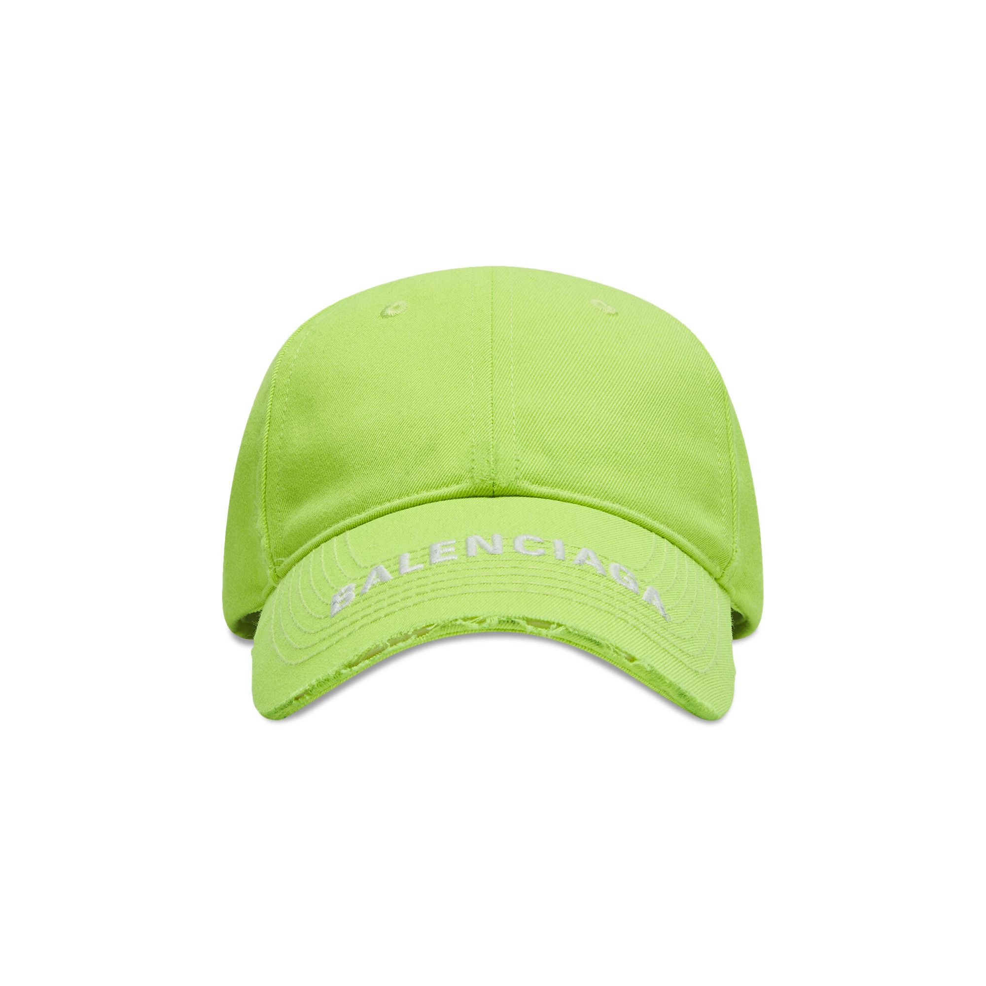 Buy Balenciaga Logo Visor Cap Fluo Yellow White 673318 4B5B3 7277 GOAT