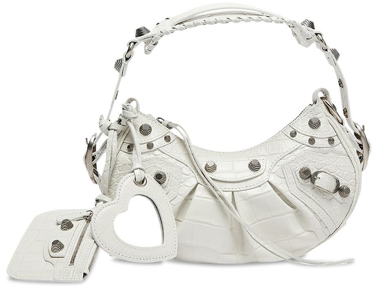 Balenciaga XS Le Cagole Bag White