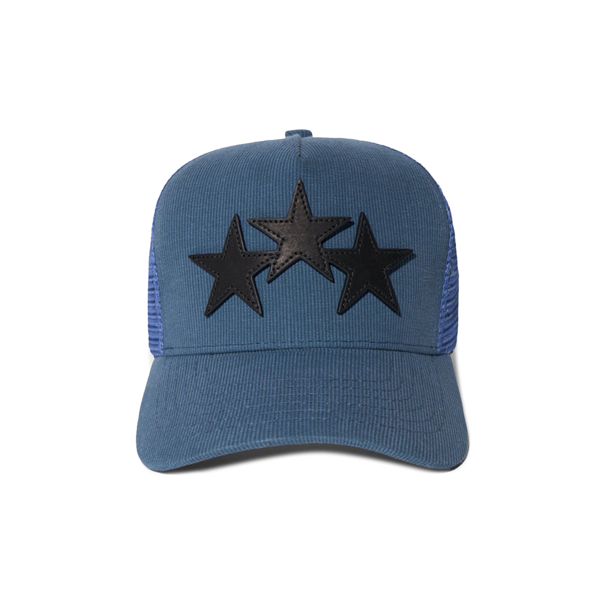 Amiri 3 Star Trucker Hat 'Pond Blue/Black'