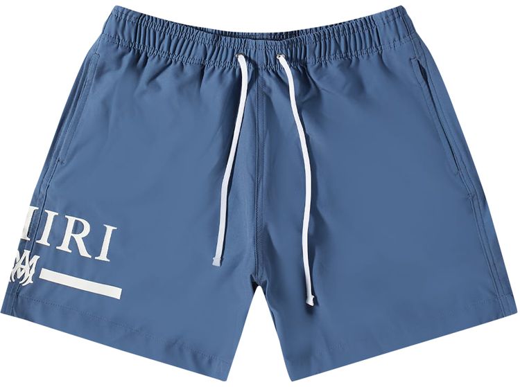 Amiri Ma Bar Swim Trunk Blue