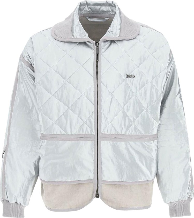 032C Chevignon Linen Jacket 'Silver'