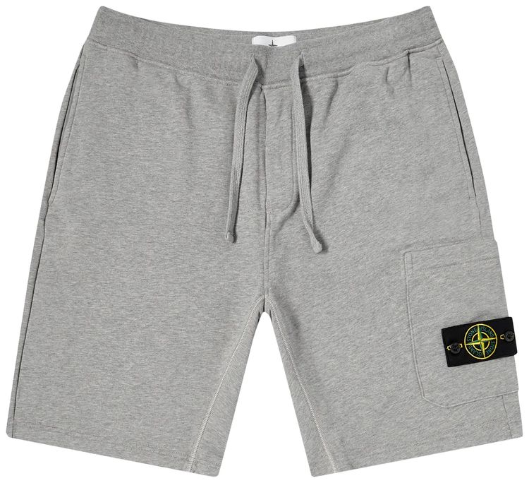 Stone Island Cargo Bermuda Shorts Melange Grey