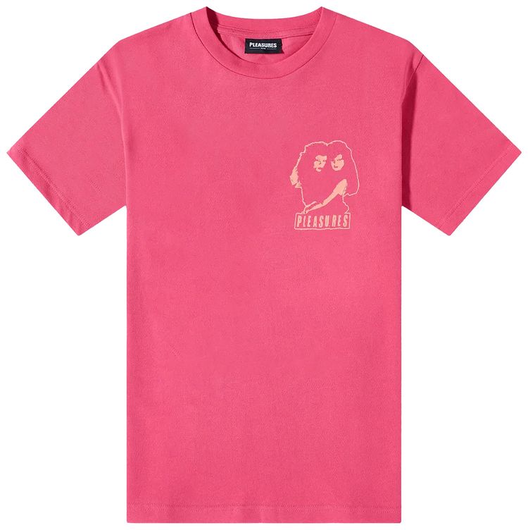 Pleasures Volume T Shirt Hot Pink