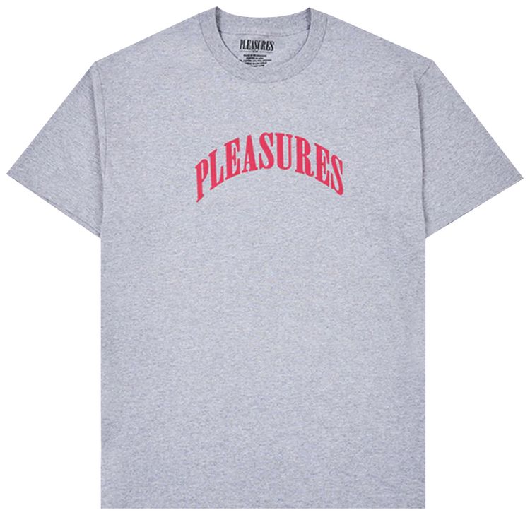 Pleasures Surprise T Shirt Heather Grey