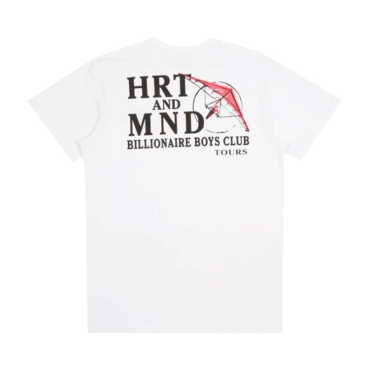 Billionaire Boys Club Heart Tours Short Sleeve Tee Bleach White